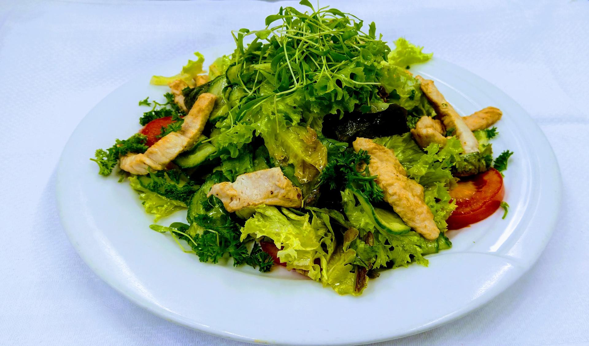 Mittagstisch Fitness-Salat Webseite